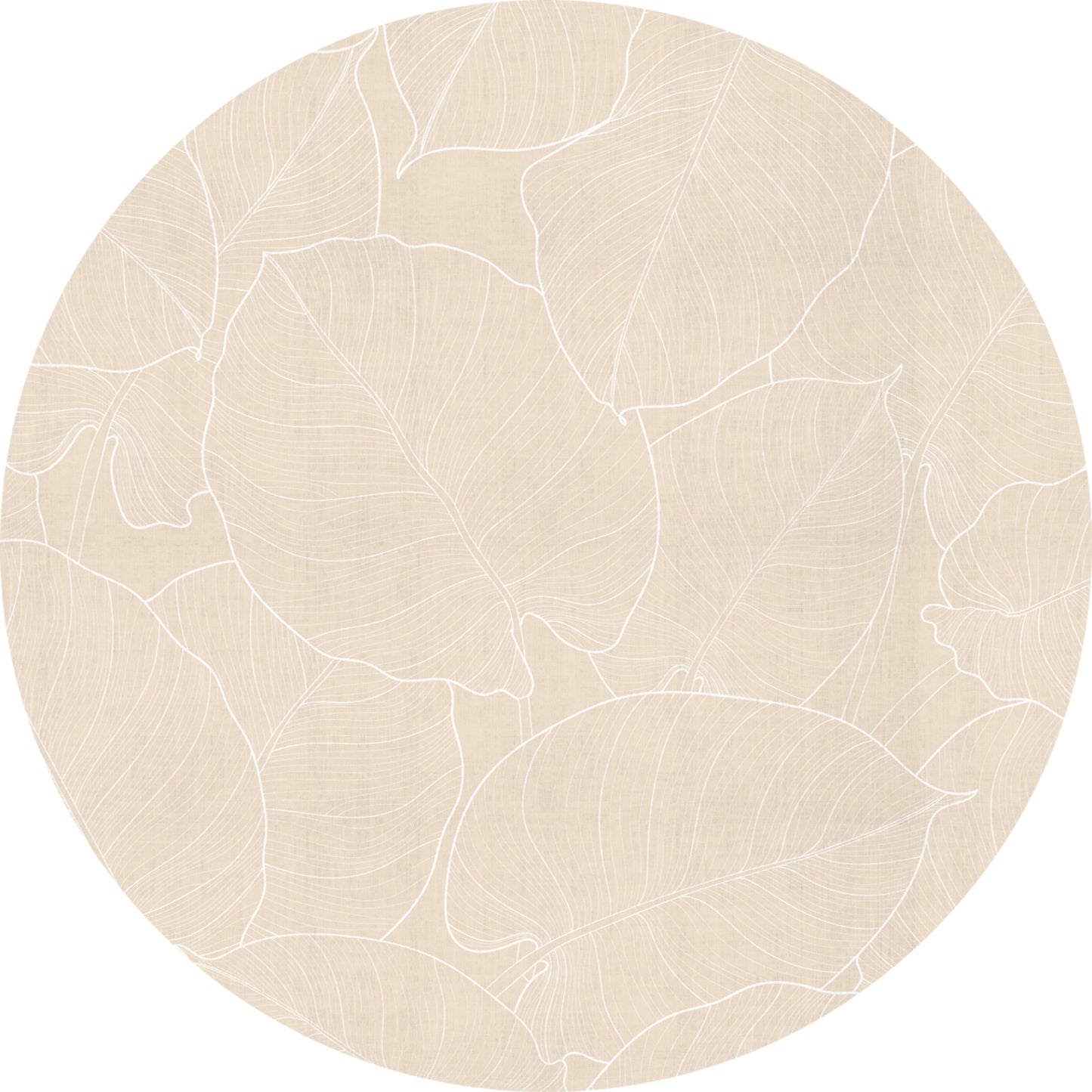 CERAMIKO | set de 4 individuales Hojas Arena