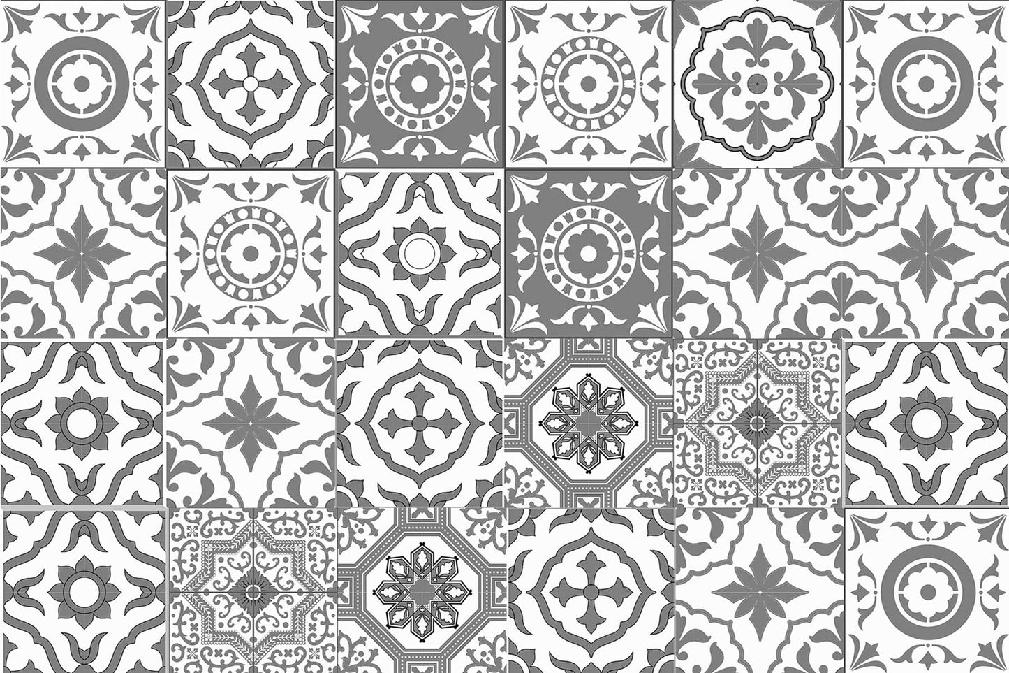 set de 4 individuales Collage Gris