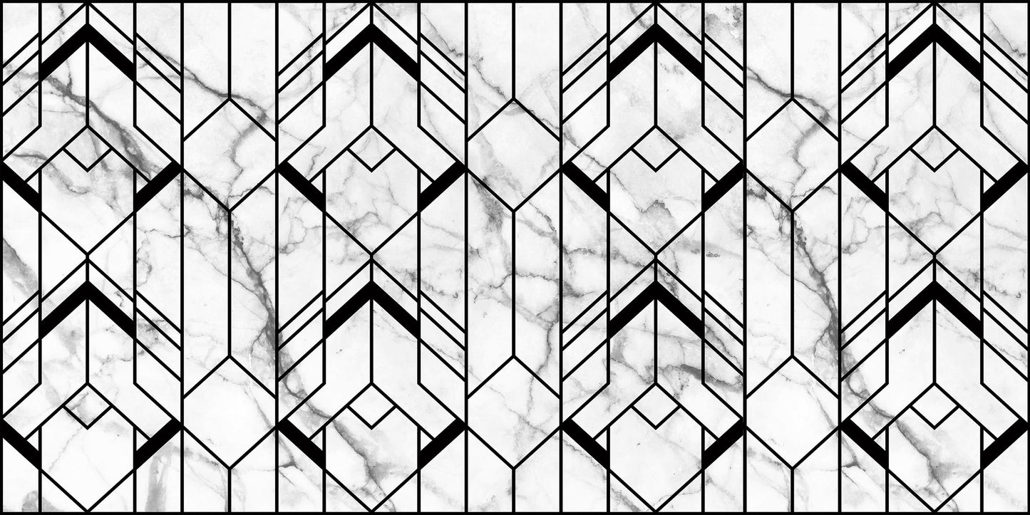 Arrow on marble