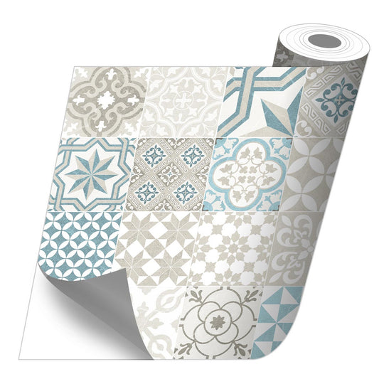 Sticker imprimé sur Rouleau Baldosas hidraúlicas 2