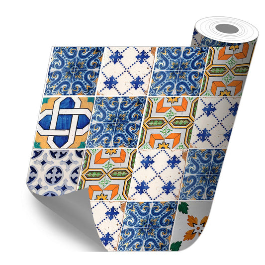 Sticker imprimé sur Rouleau Baldosas de porcelana