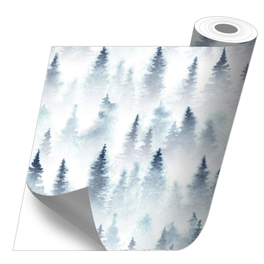 Sticker imprimé sur Rouleau Foggy forrest