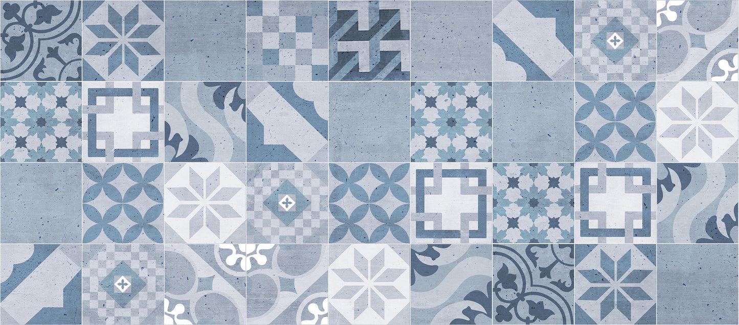 Home tiles blue