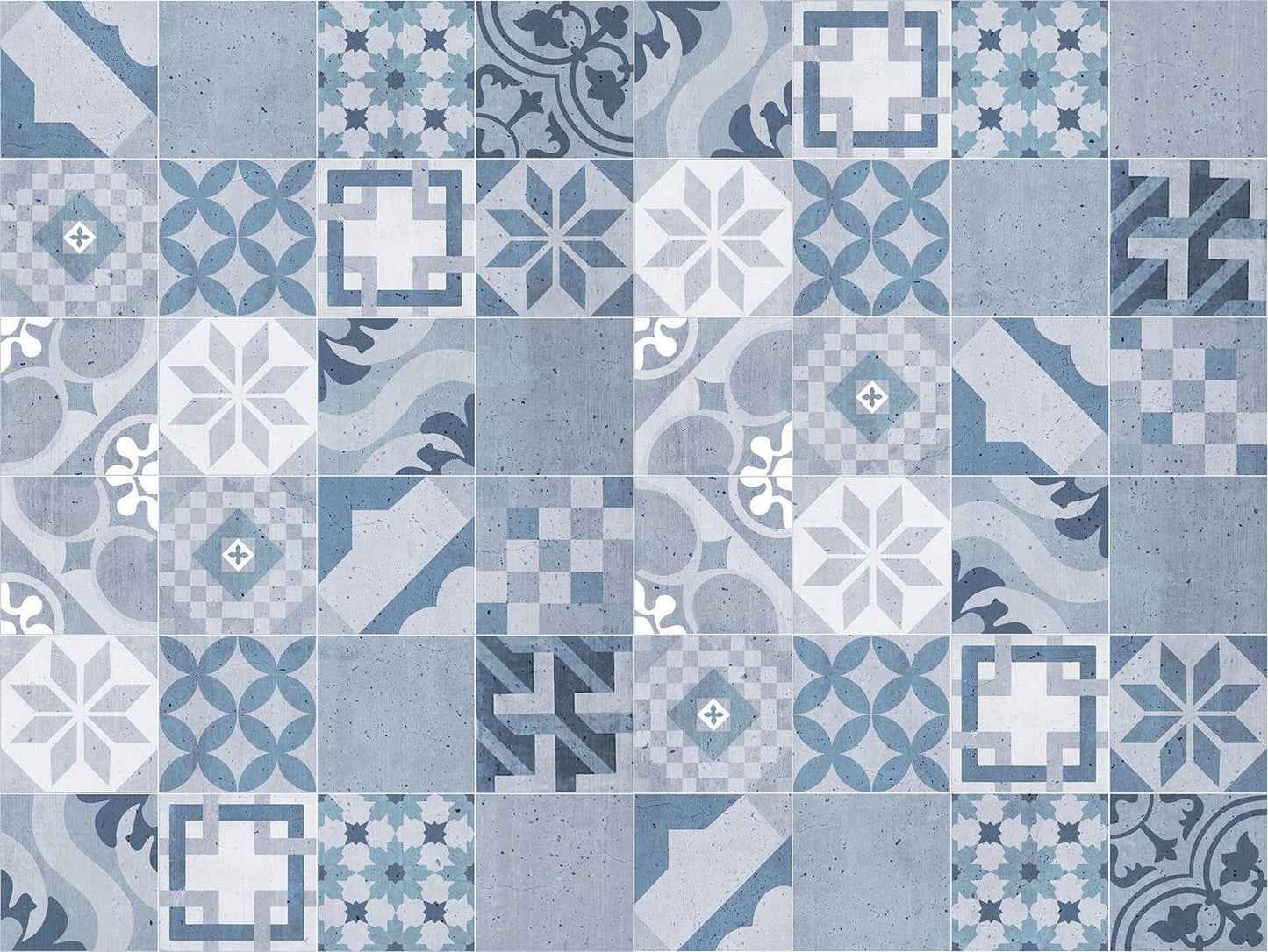Home tiles blue