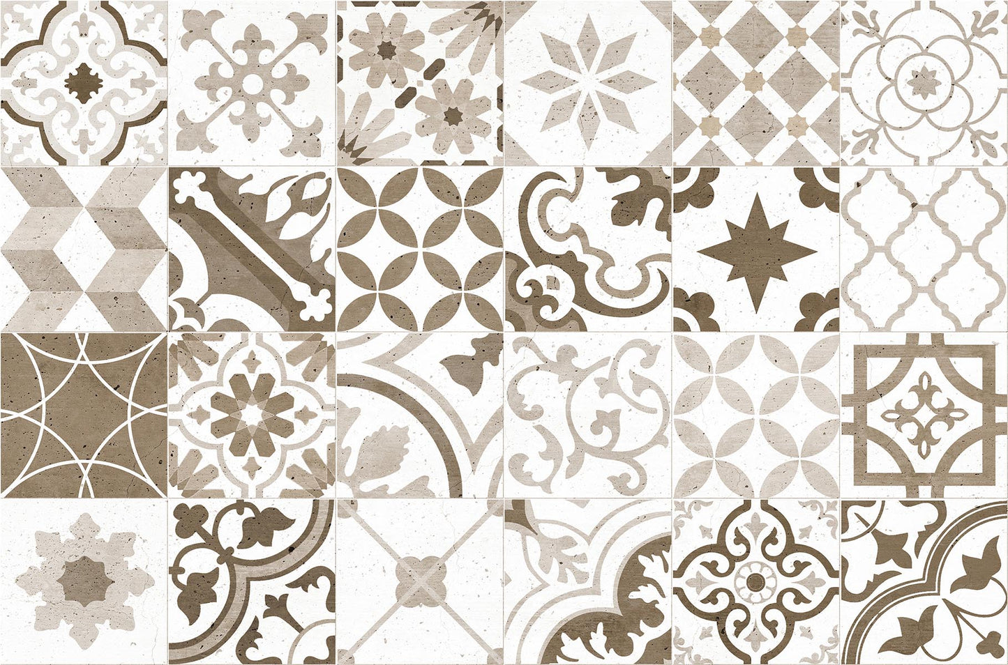 Home tiles sepia