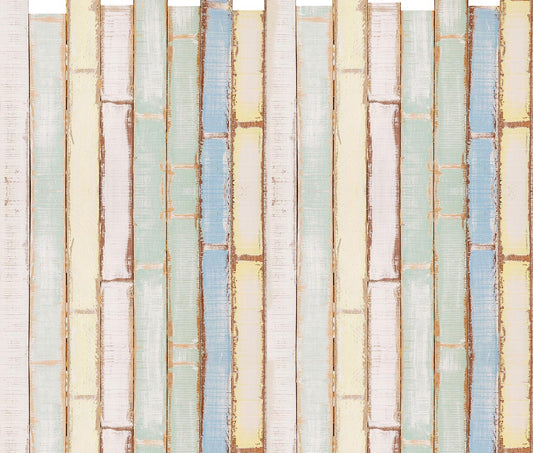 Tête de lit ertical wooden boards 1