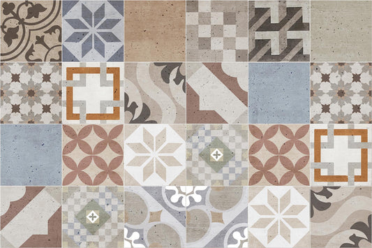 24 stickers Mosaïque Provenza 2