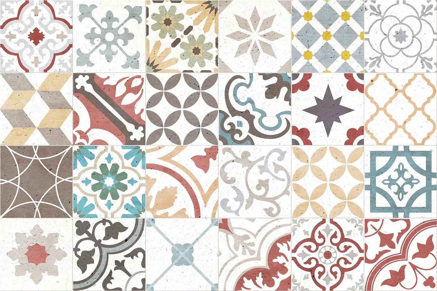 24 stickers Mosaïque Provenza 4