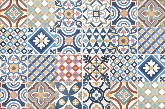 24 stickers Mosaïque Guimaraes