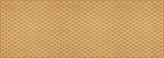 Vagues japonesas moutarde