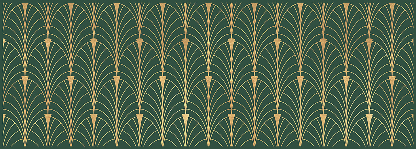 Art-decó verde