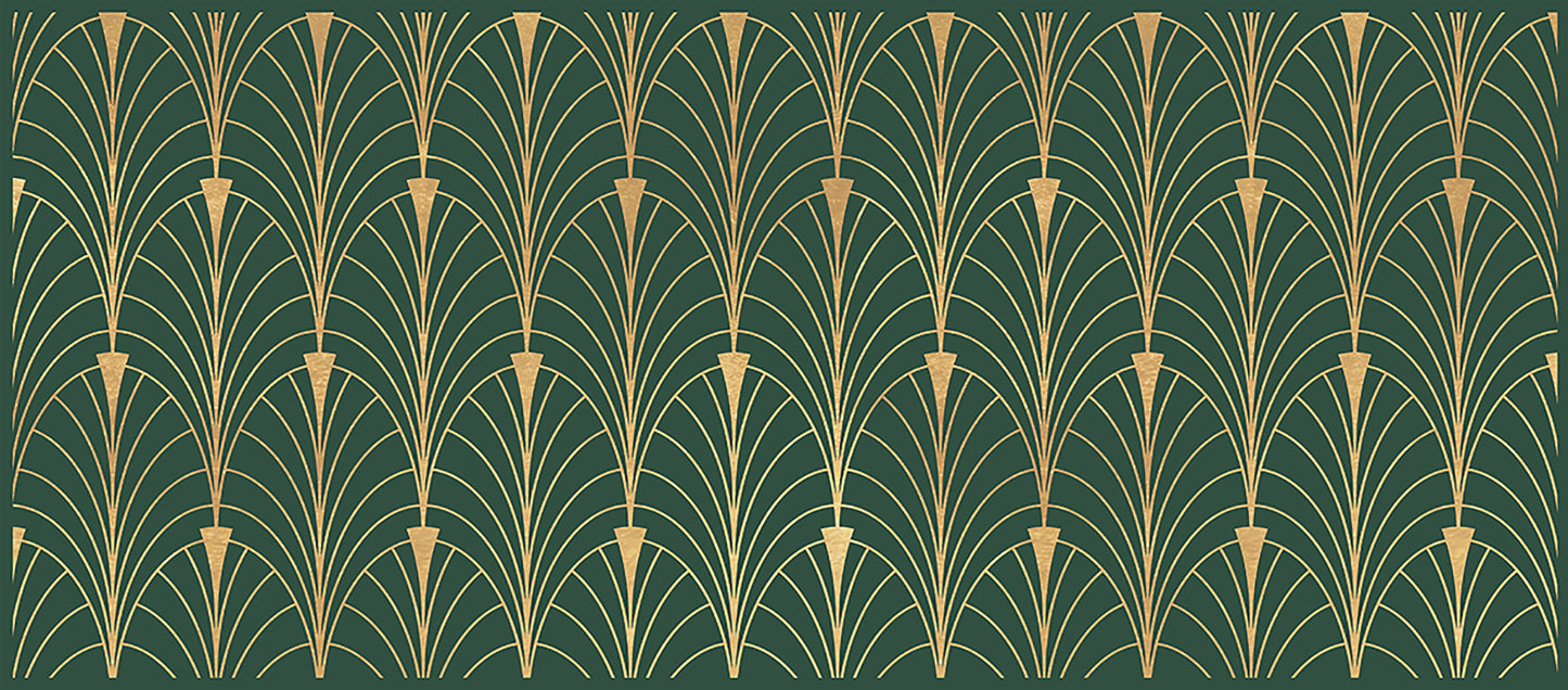 Art-decó verde