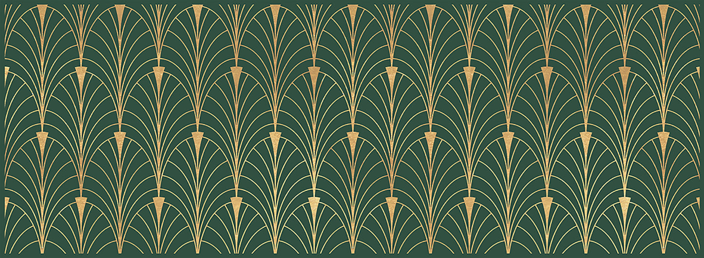 Art-decó verde