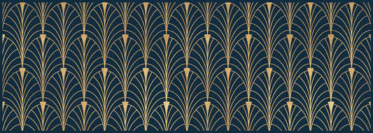 Art-decó avec doré