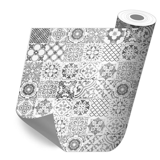 Sticker imprimé sur Rouleau Juliette gris