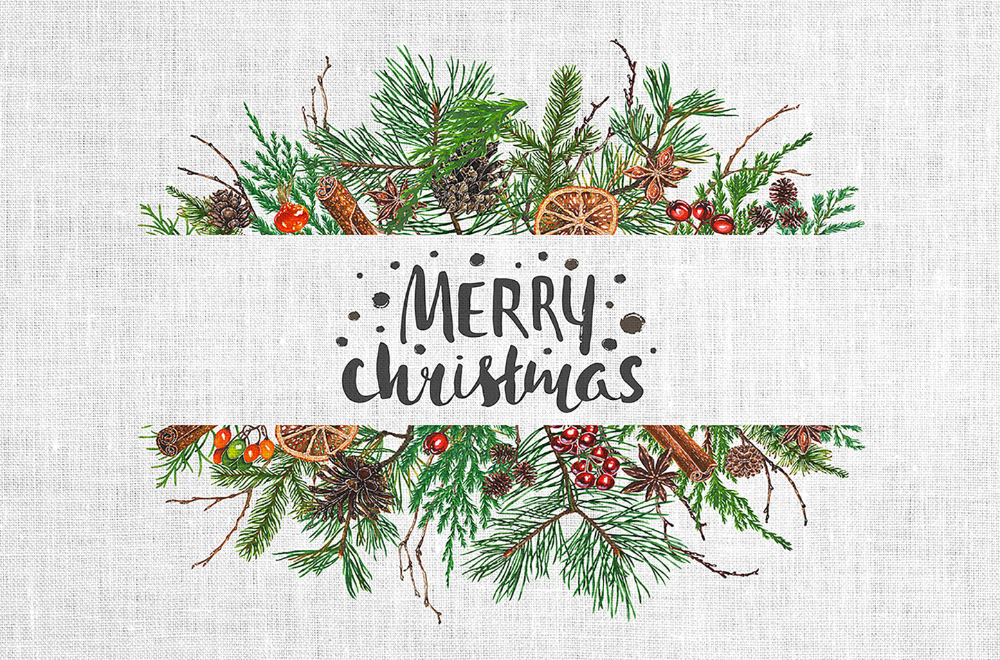 Guirnalda Merry Christmas