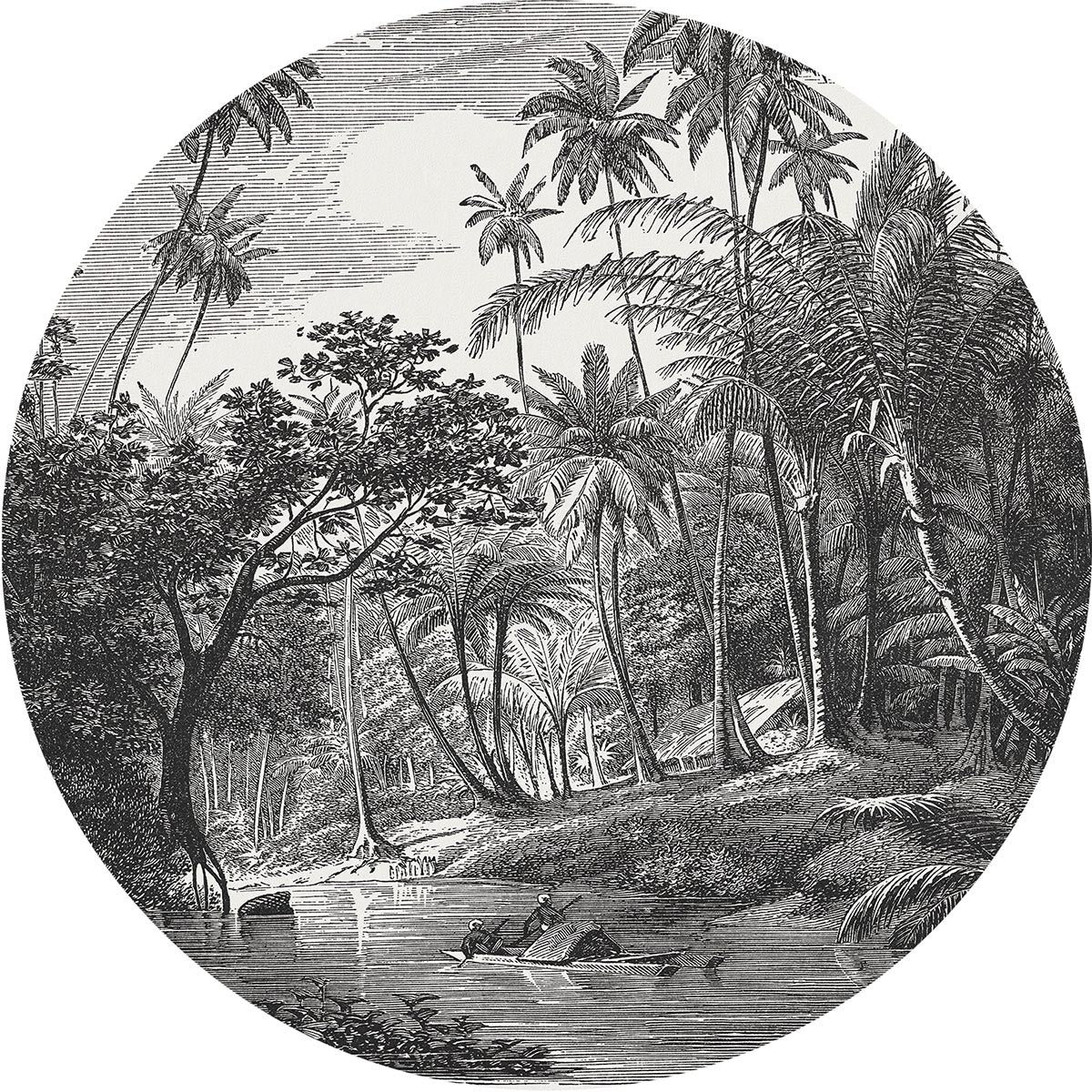 Individuales 4 ud Circular canoas en Puerto Rico