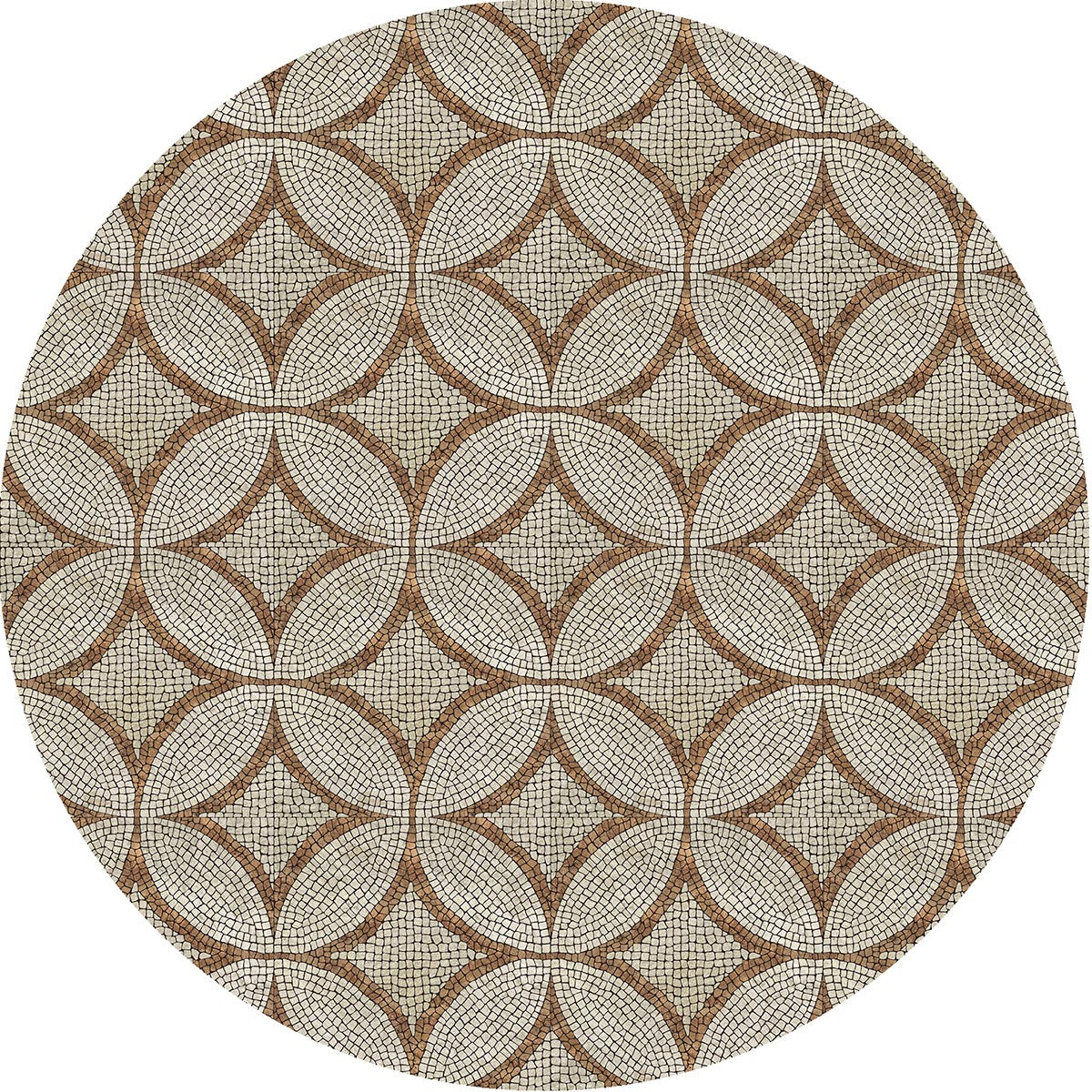 Individuales 4 ud Circular mosaico romano