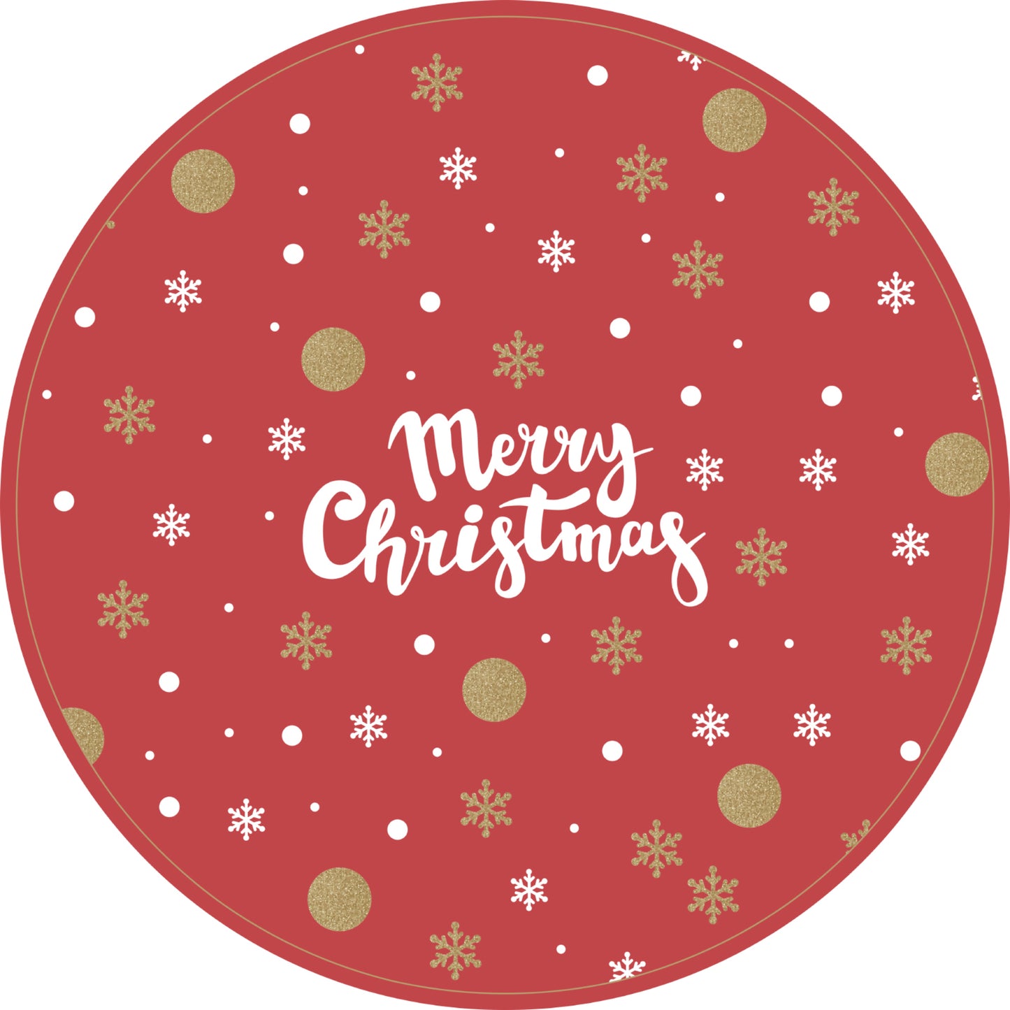 set of 4 Merry Christmas placemats 1