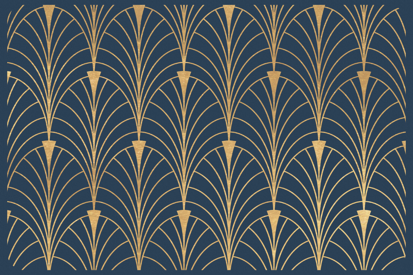 Set de table 4 unités Art-decó blue