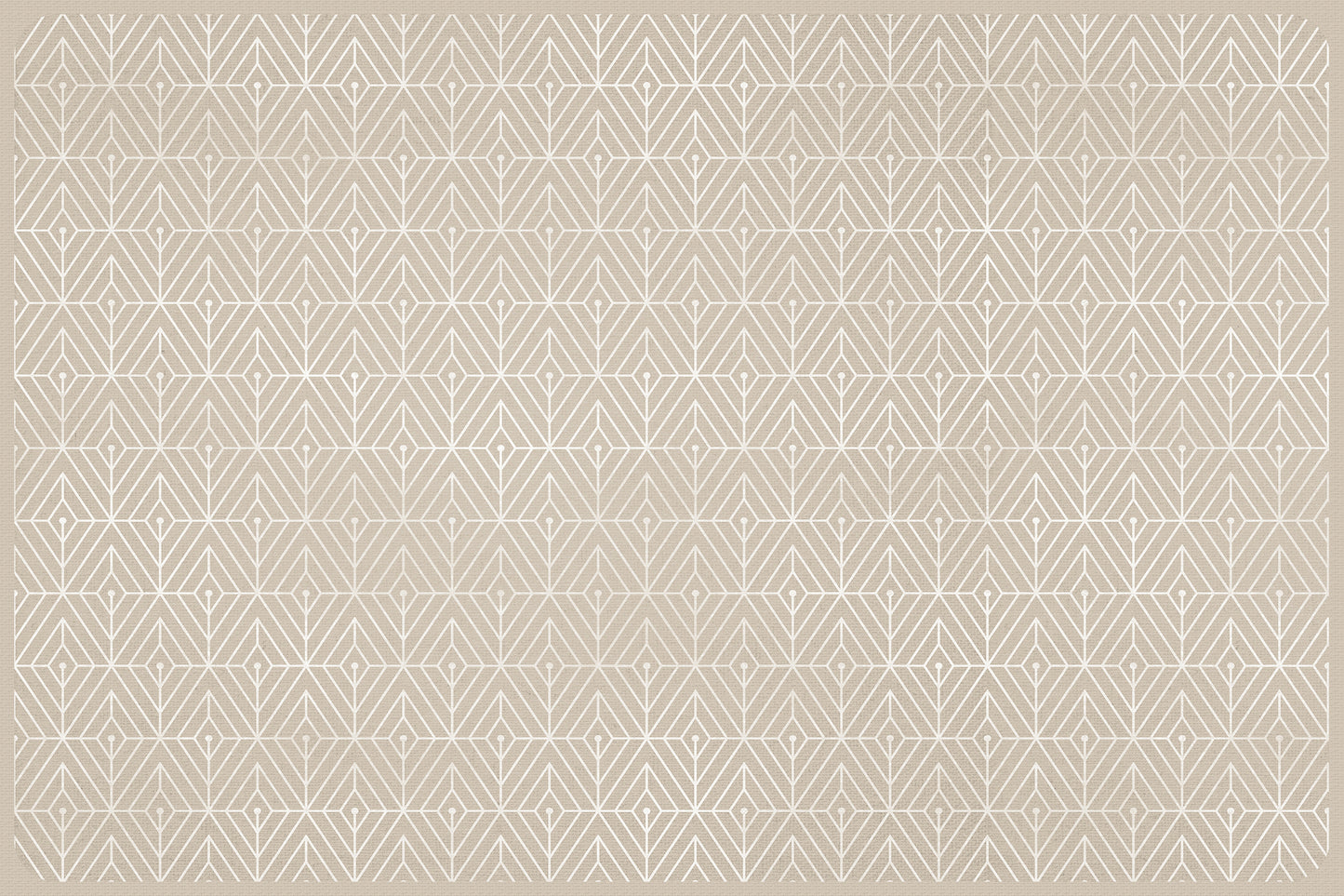 Set de table 4 unités Géométrie beige