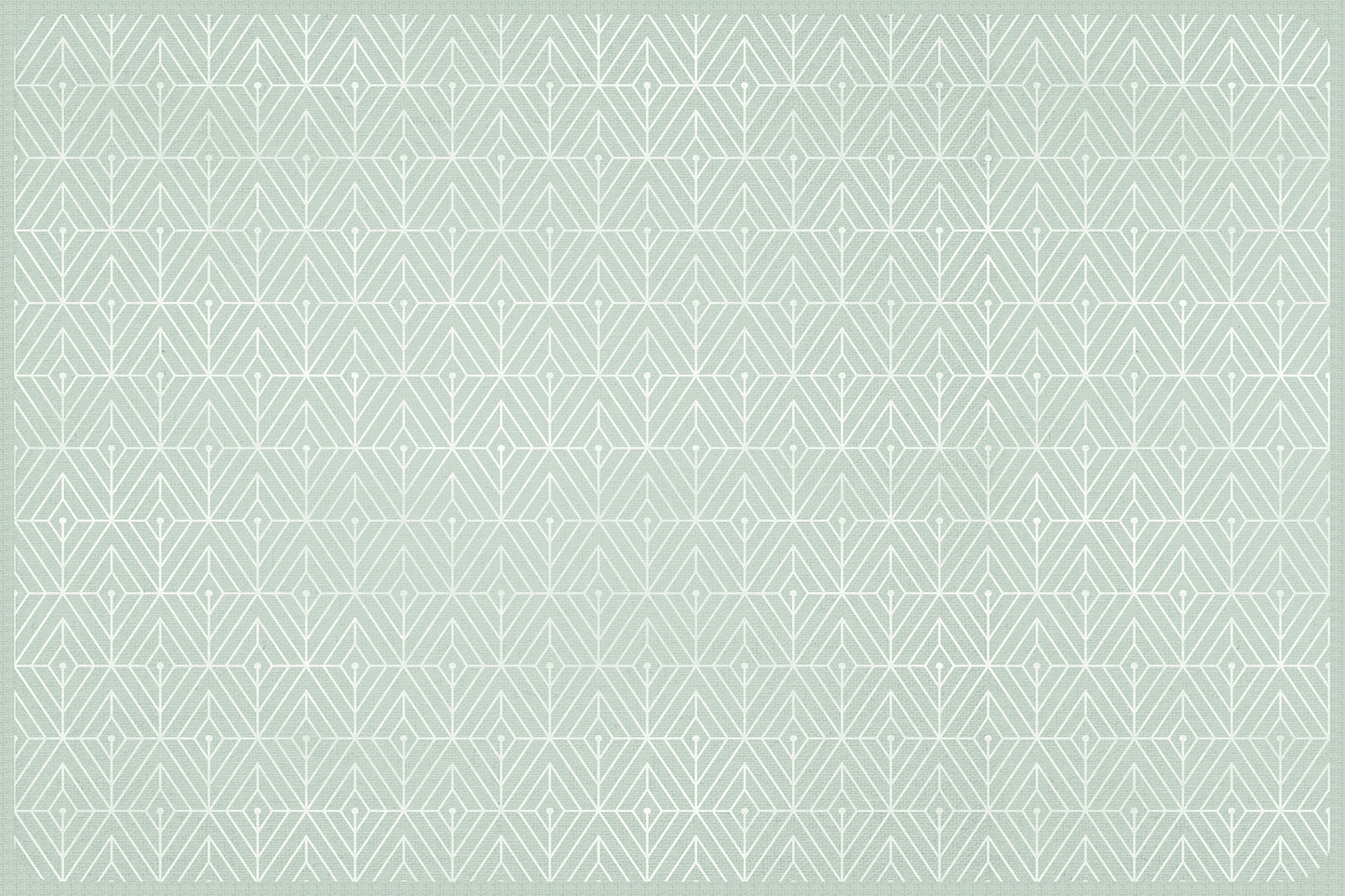 Set de table 4 unités Géométrie green lily