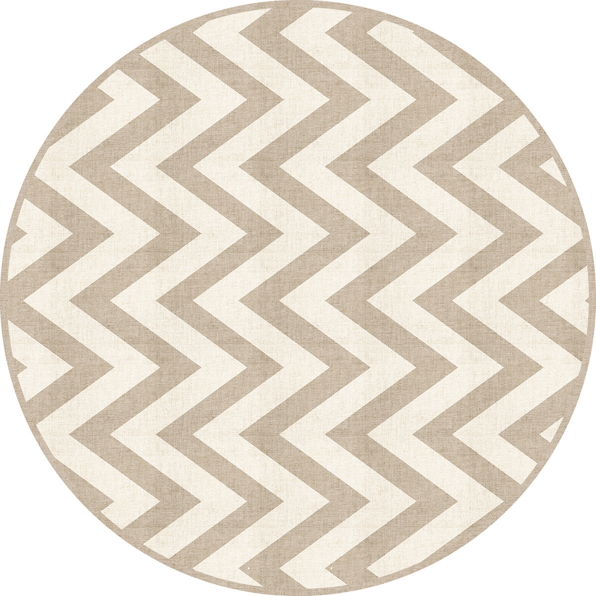 set de 4 individuales chevron vertical redondo