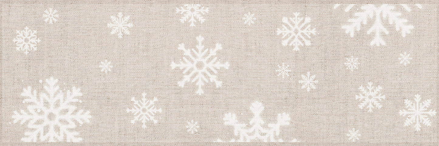 Table runner Snowflakes