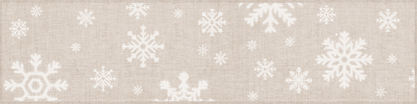 Table runner Snowflakes