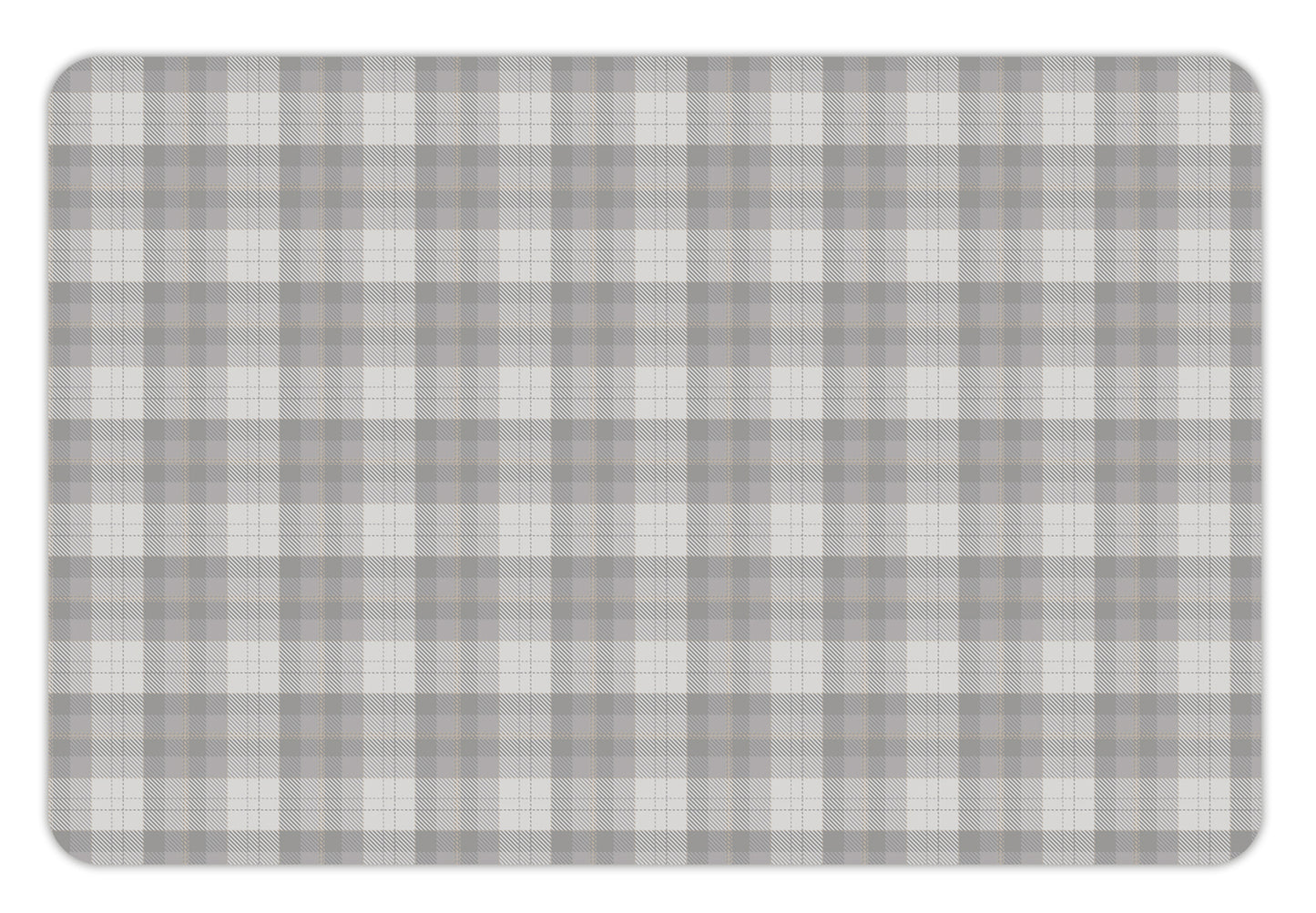 4 units of placemats Tartan
