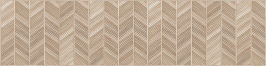 Chemin de table Bois Japandi