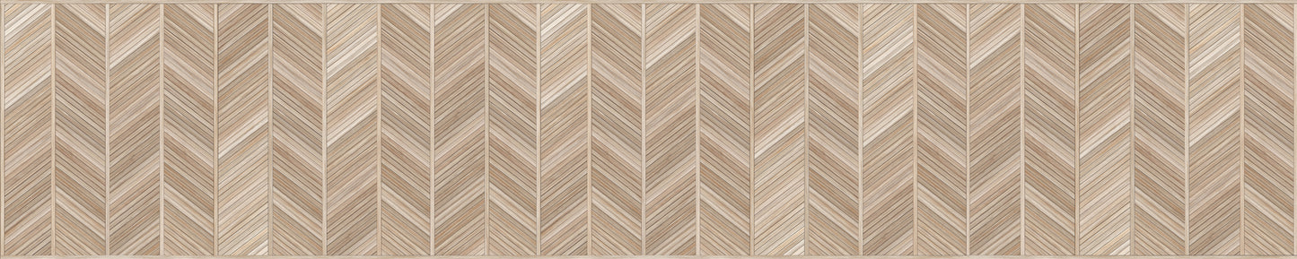 Chemin de table Bois Japandi