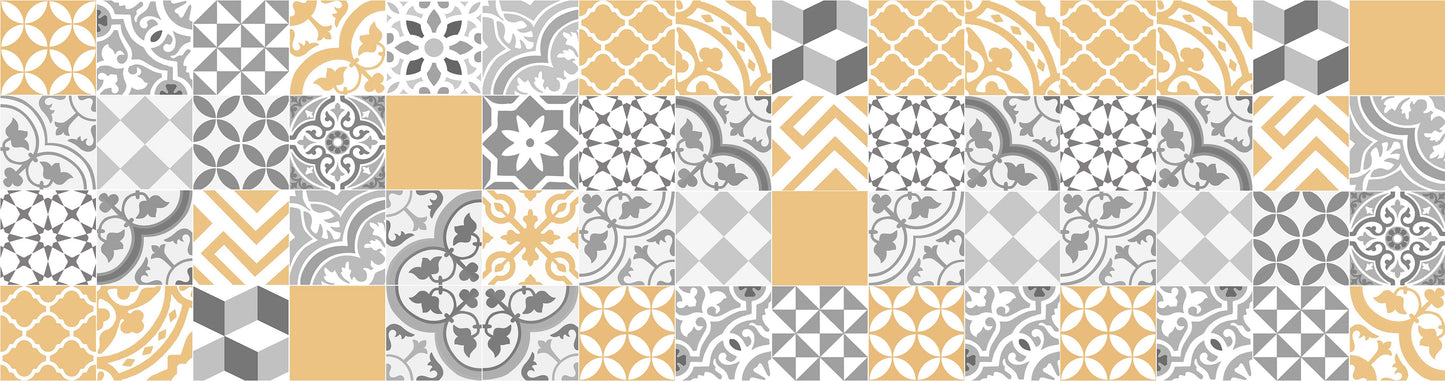 Collage con Amarillo Liso