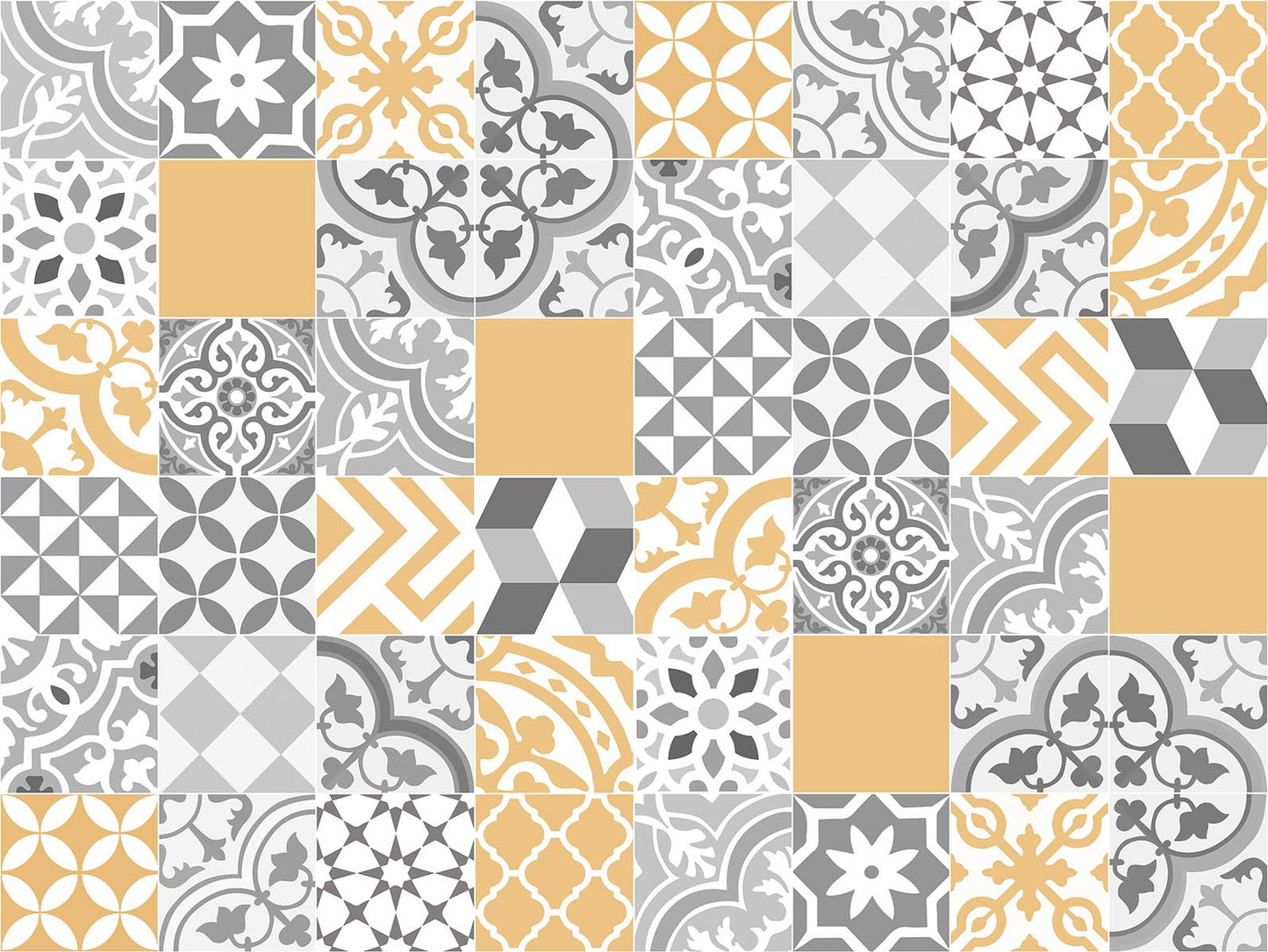Collage con Amarillo Liso