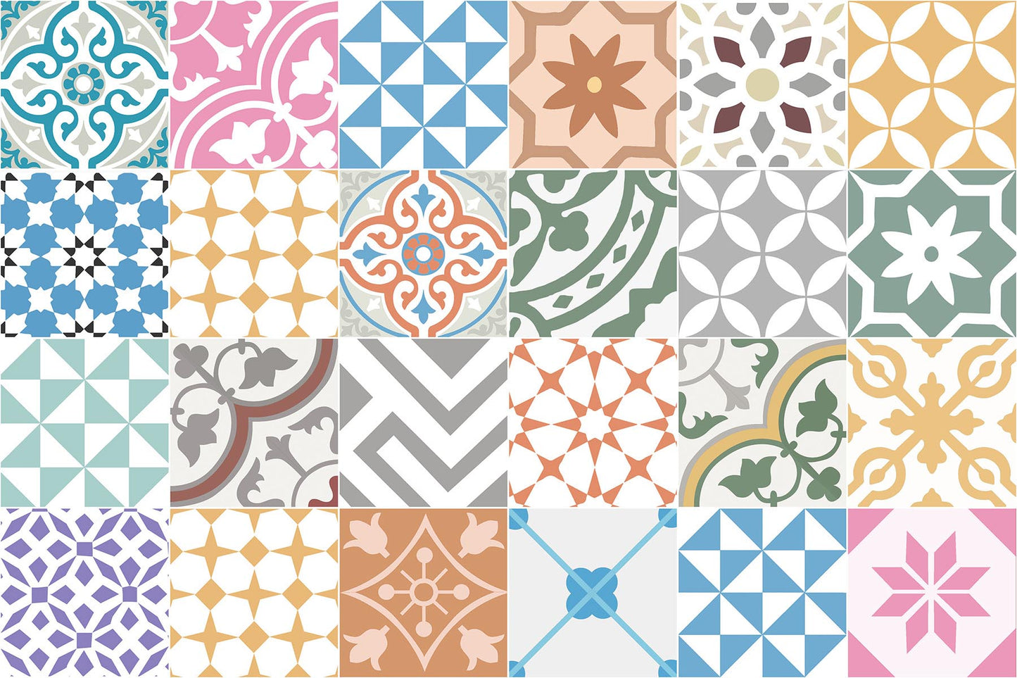 24 Stickers Collage Alegría