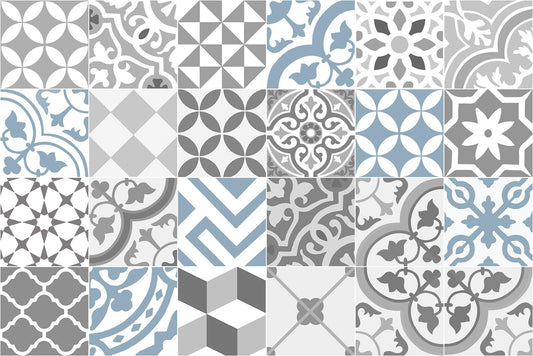 24 stickers Collage avec pétrole