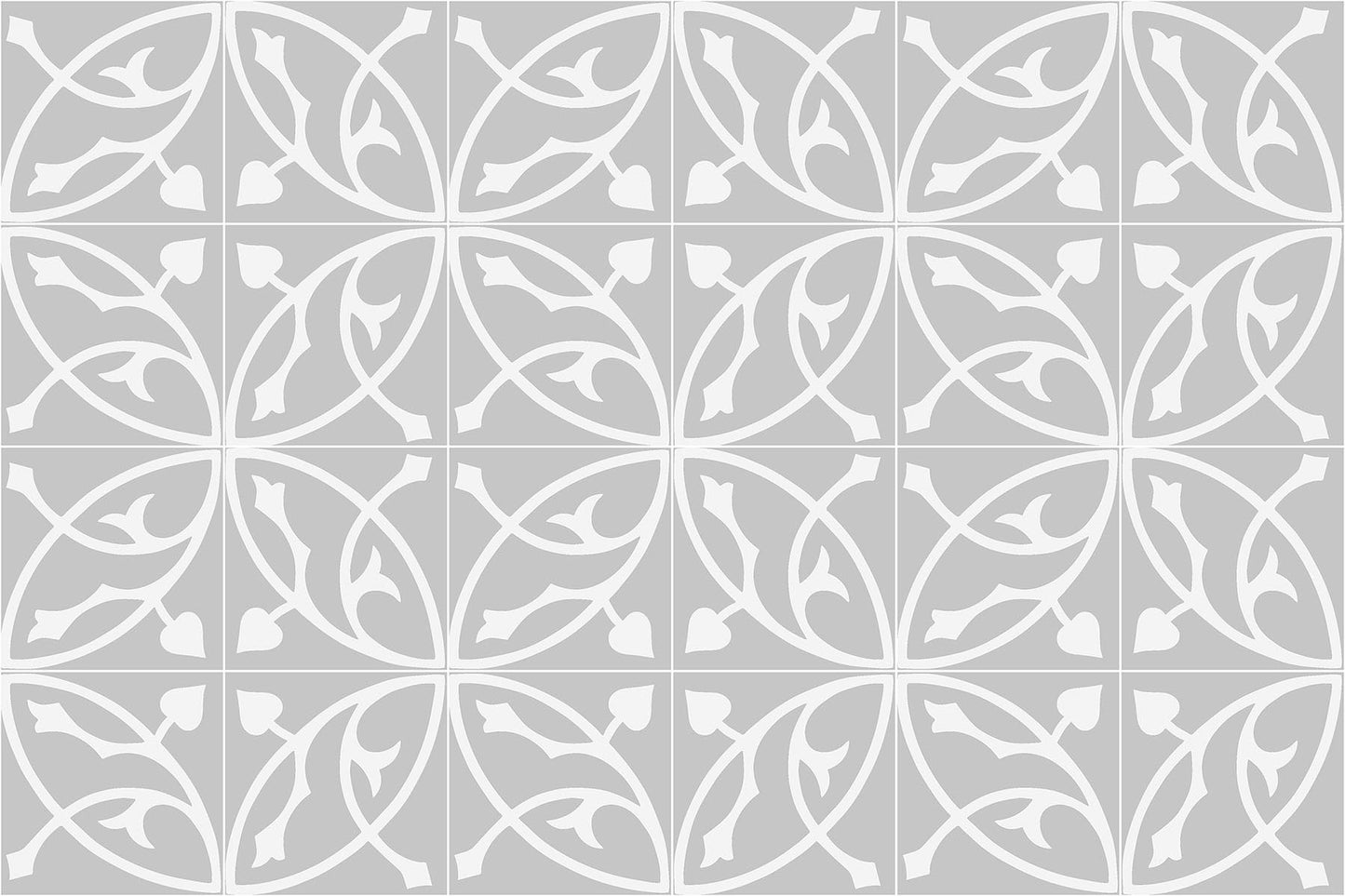 24 stickers corazones gris