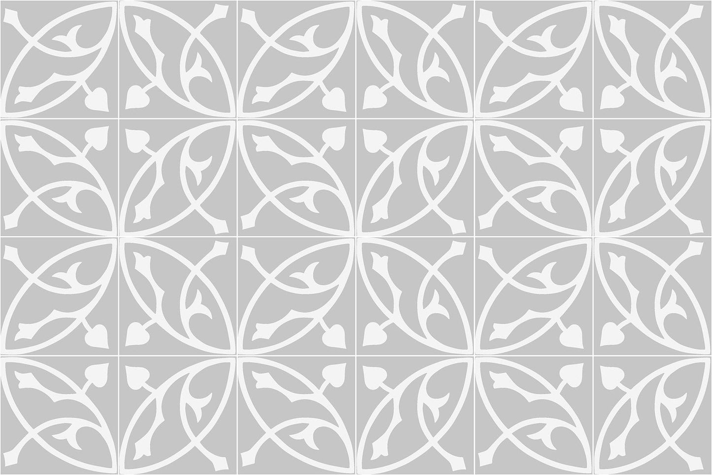 24 stickers corazones gris