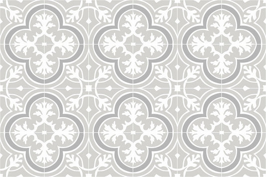 24 stickers Gerona gris