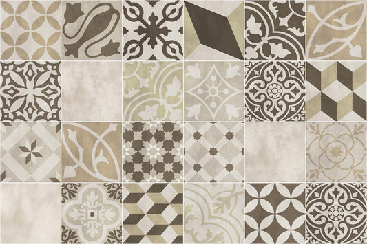 24 stickers Miguel sépia