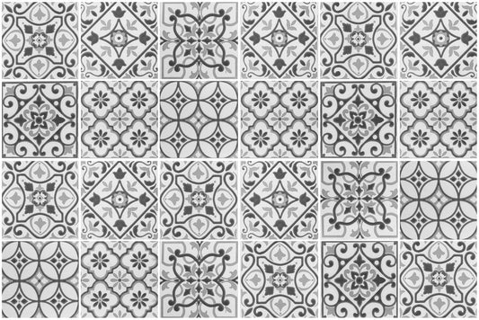 24 stickers riviera gris