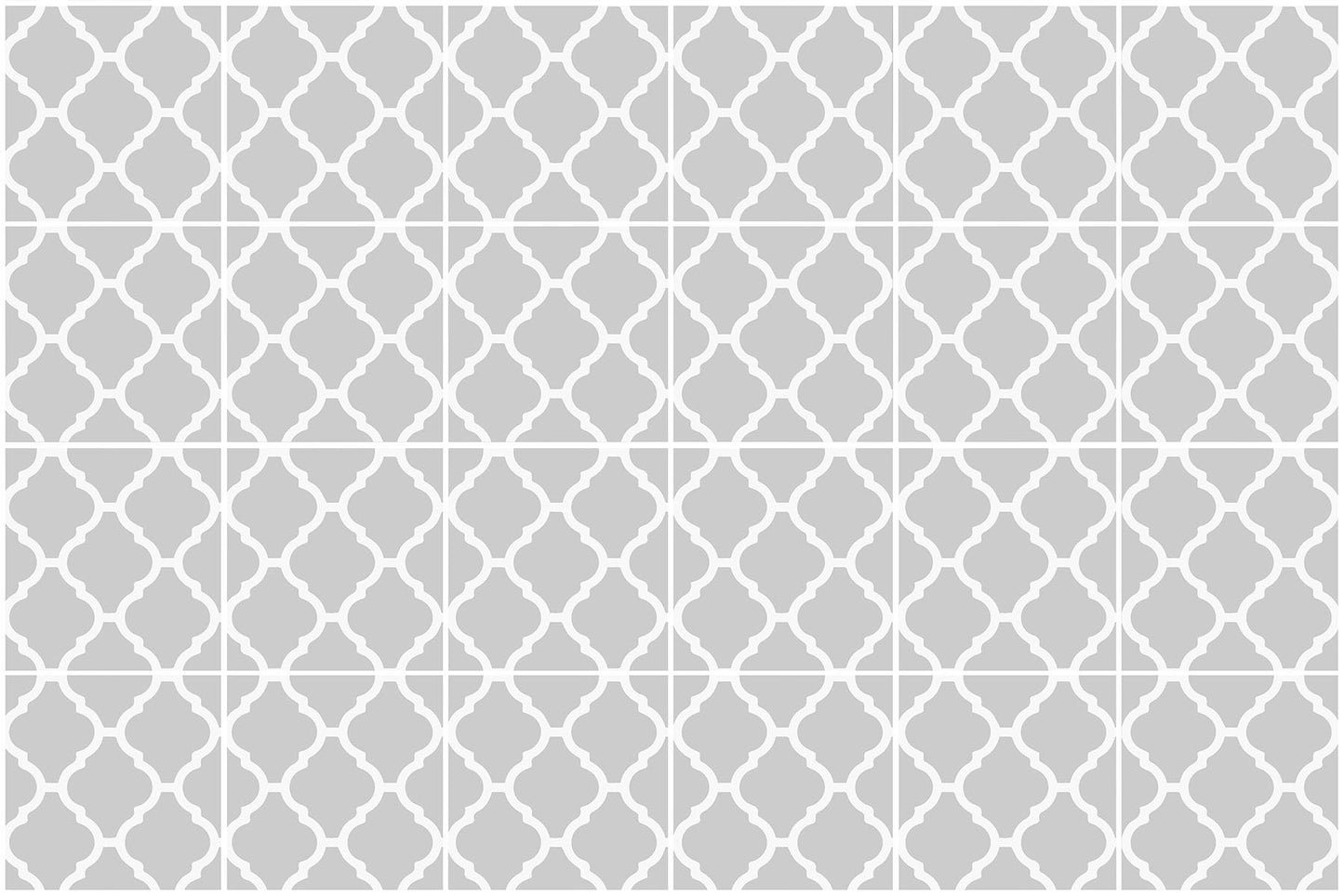 24 stickers Damasco gris