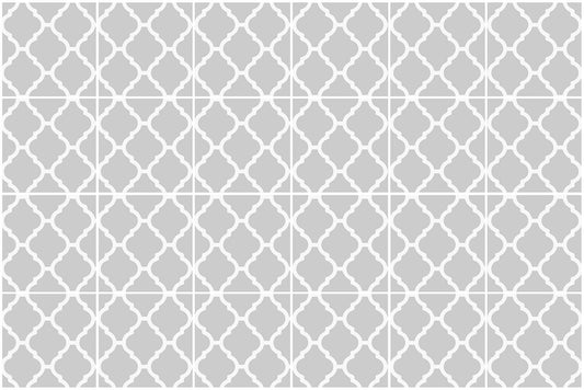 24 stickers Damasco gris