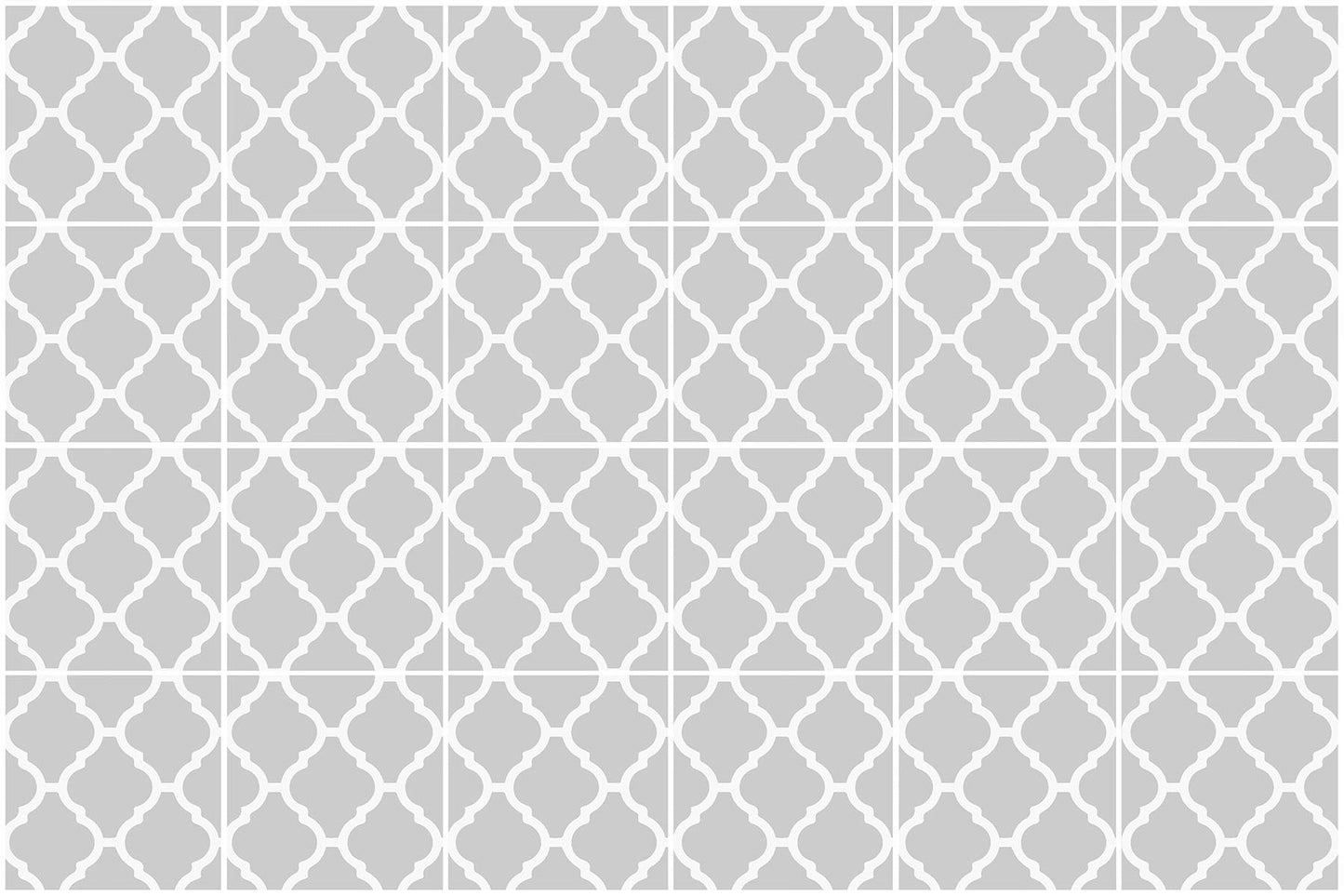 24 stickers Damasco gris