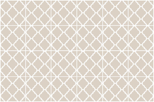 24 stickers Damasco sépia