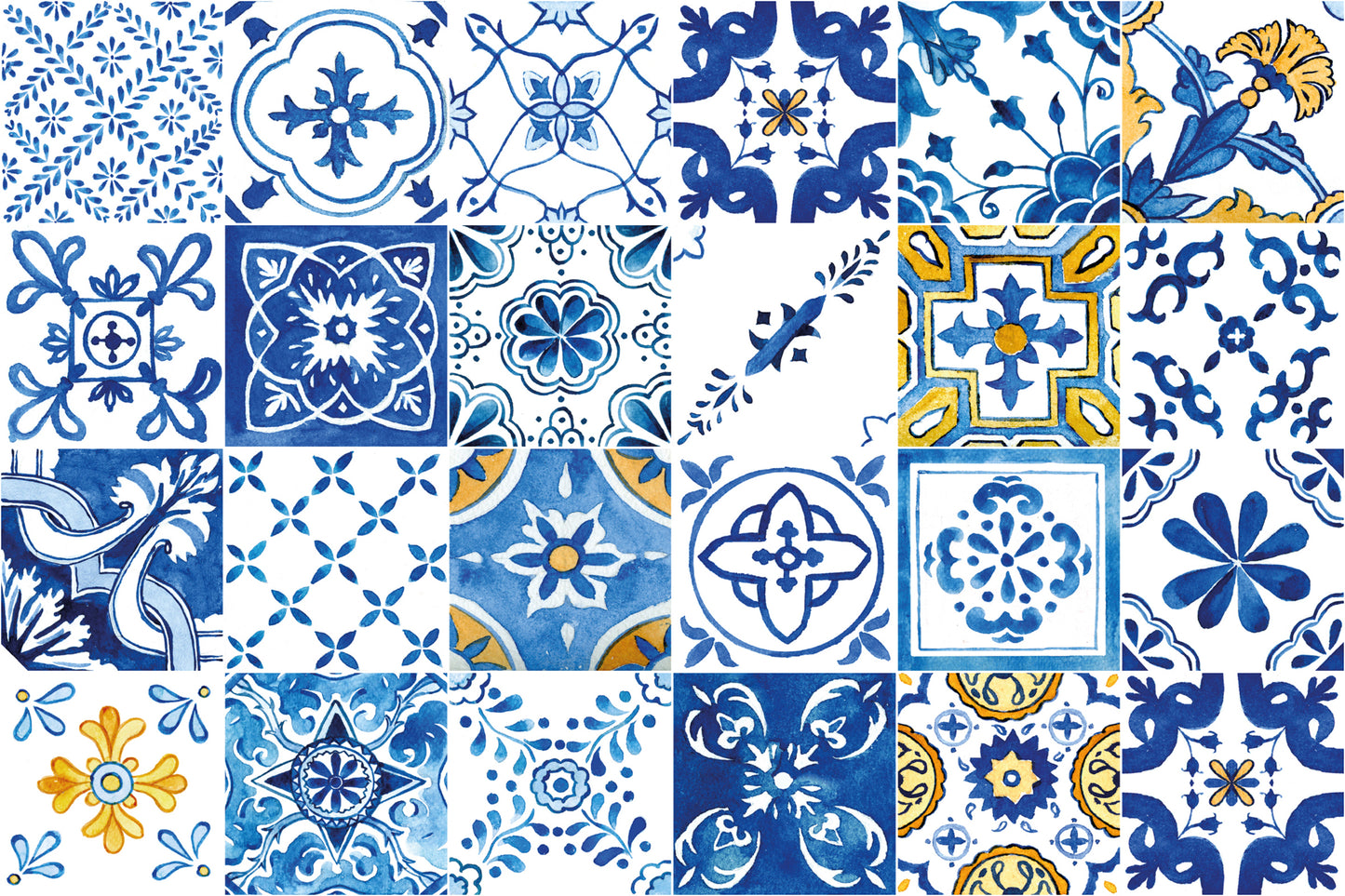 24 stickers Mediterránea