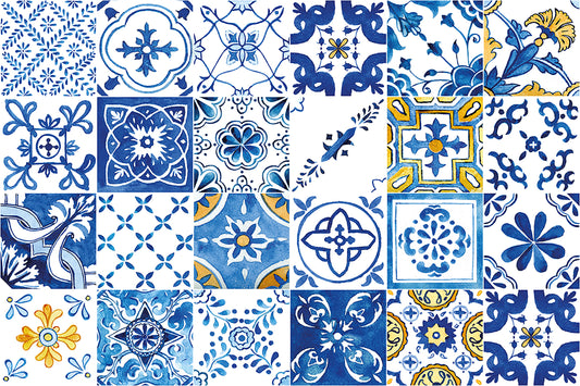 24 stickers Méditerranéen