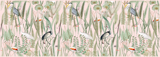 Oiseaux au paradis rose