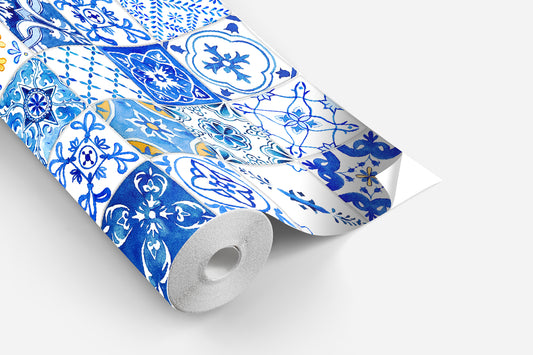 Sticker imprimé sur rouleau Méditerranéen