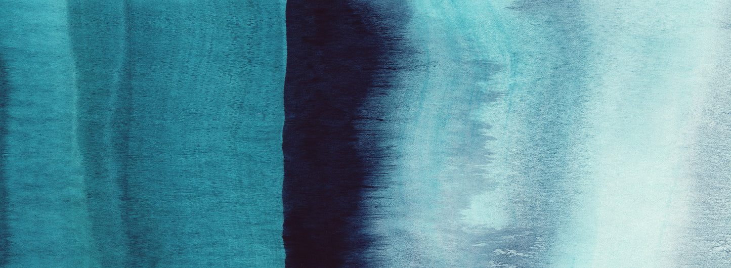 Blue abstract watercolor